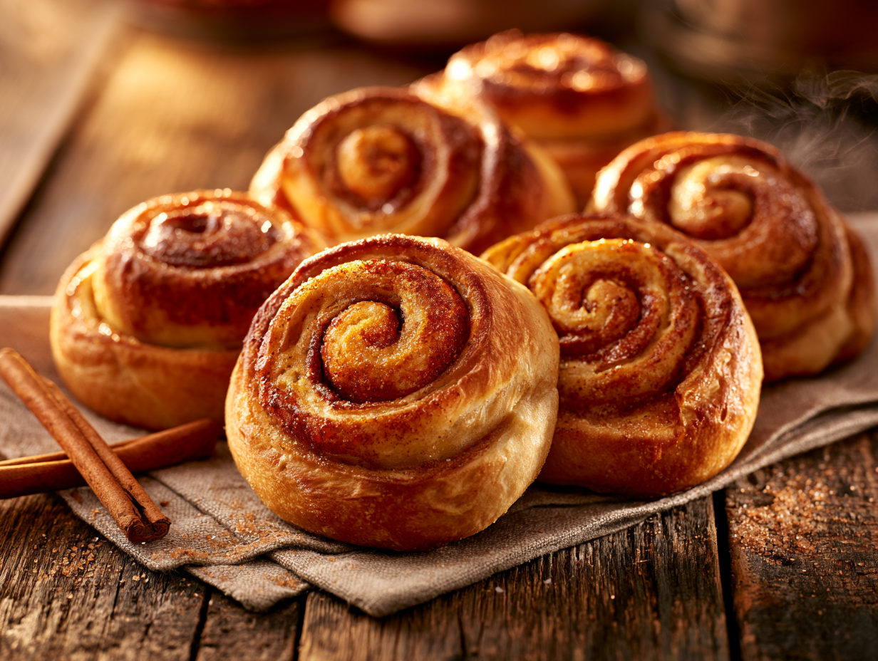 Cinnamon rolls (4 stuks)